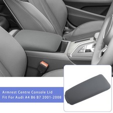 Black Leather Armrest Centre