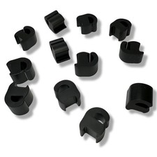 KIT 12PZ GOMMINI PIEDINI IN GOMMA GRIGLIA PIANO COTTURA CUCINA COMPATIBILE CON