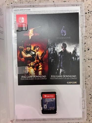 Resident Evil Triple Pack Nintendo Switch Used Game And Codes