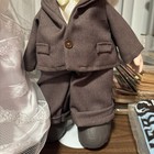 Precious Moments Wedding Series Bride & Groom Dolls 15in Set and Stands — photo 4