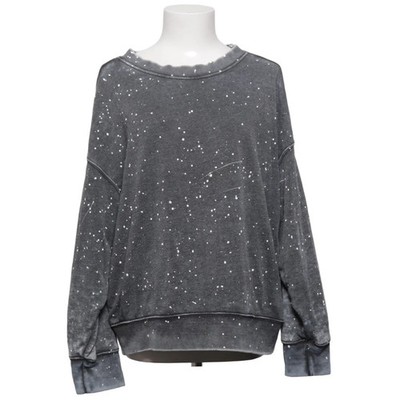 No Boundaries, Sweatshirt, Größe: L, Grau/Weiß #yRW