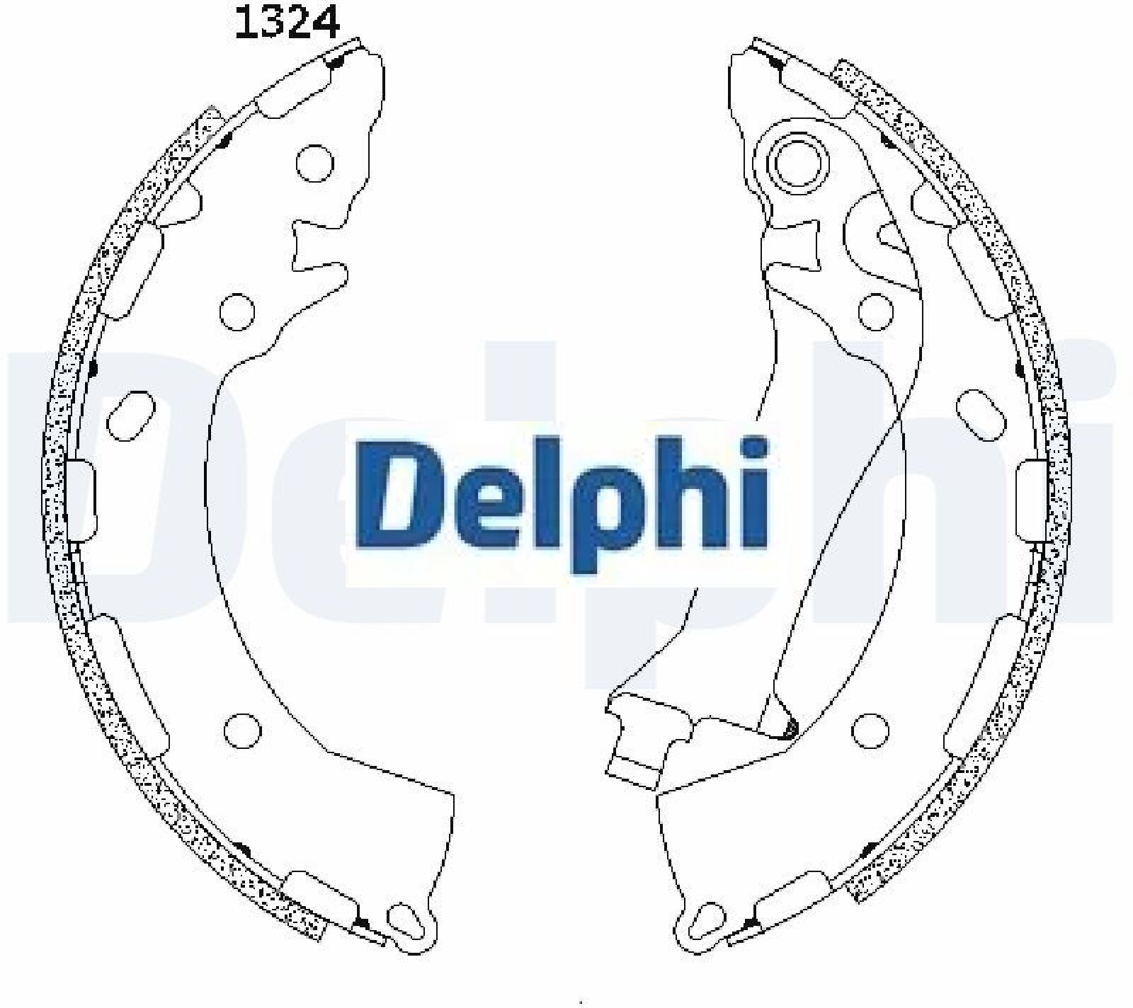 Für DELPHI LS2200 brake jaws. Bayon,i20 - Bild 4