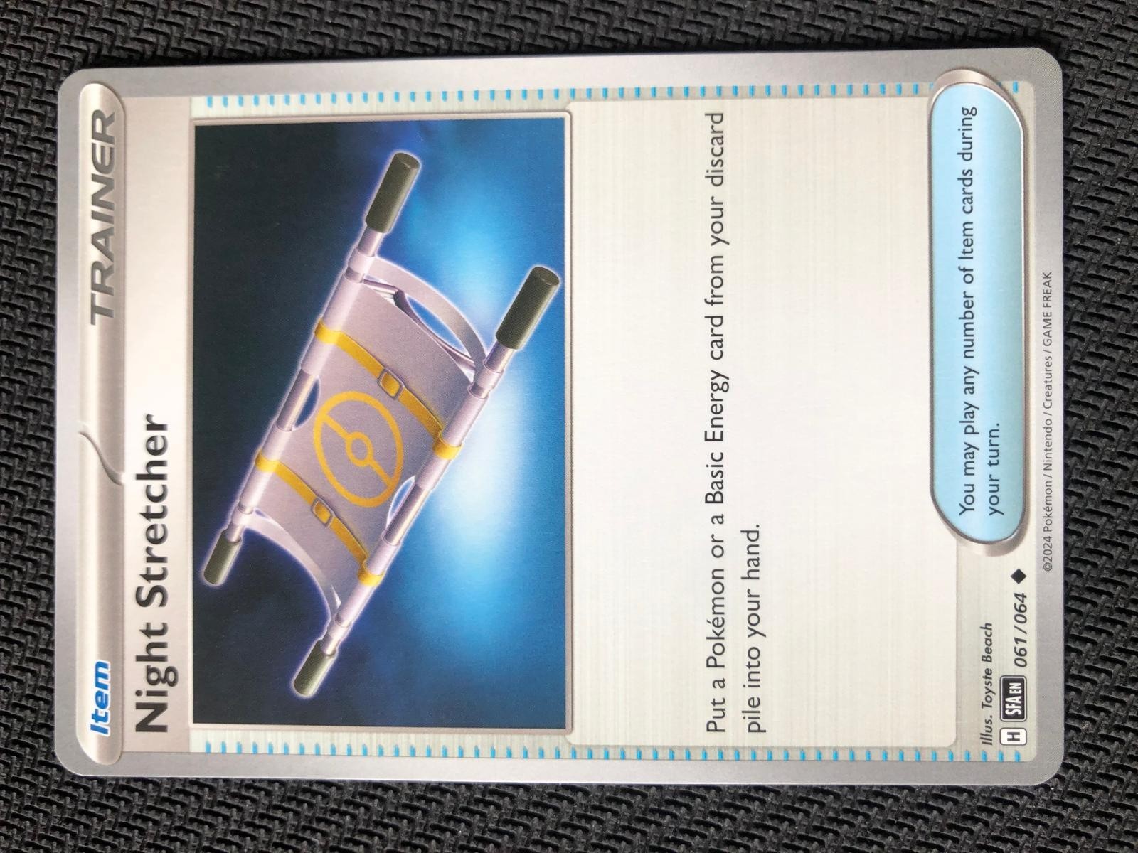 Night Stretcher 061/064 Sv: Shrouded Fable Regular ✨Near Mint✨ (d)