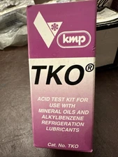 NOS Virginia KMP Corp TKO Acid Test Kit, HVAC, Refrigeration Oil Acid test kit