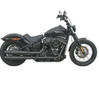 Thunder Cone 18 24 M8 Softail Slip On Mufflers Black Harley Thunderheader 1352B