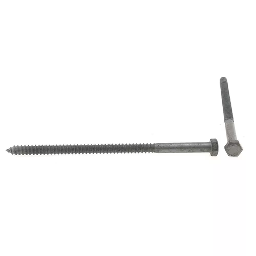 A307 Grade a Hot Dip Galvanized Steel 1/2 In. X 10 In. External Hex Lag Screws ( - Picture 2 of 12