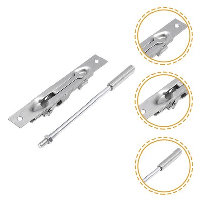  3 PCS Türriegel Edelstahl Verriegelung Schiebetür Schiebetürschloss