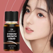 .#.Eyebrow Eyelash Growth Serum Fast Growing Prevent Hair Oil Loss 15ml- V5G1