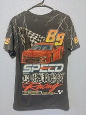 Speed Demon Racing 1989 Tshirt Nascar Merch Unisex Medium Sport Merch Free Shipn