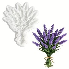 Lavender flower silicone mold Mould for Fondant crafts resin clay NEW