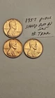 wheat penny 1937-P,1937-D,1937-S RED BU SET 1937,1937D,1937S UNC LINCOLN CENT #1