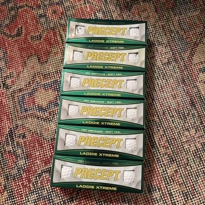 Precept Laddie Extreme White Golf Balls x18 (Brand New)