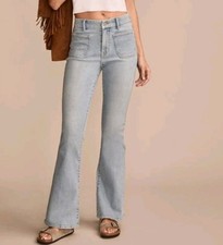 Lucky Brand Stevie High Rise Flare Jeans Womens 6/28R Aquarius New W Tags