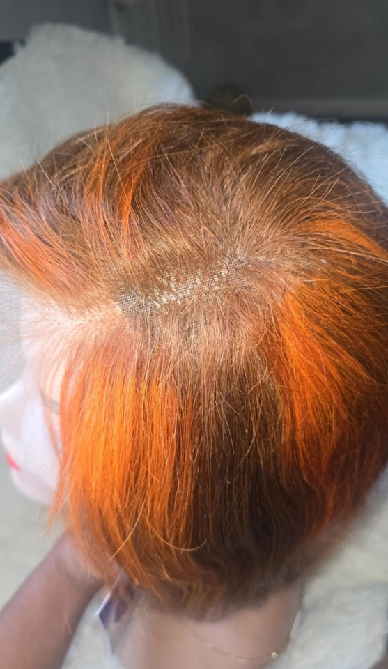 Pixie Cut Human Hair Wig Women 13x4 Frontal Lace Wig 180 Density - Image 3 of 4