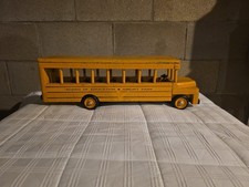 Vintage Hand Made Wood School Bus Circa 80. Made In USA. CUSTOM 20