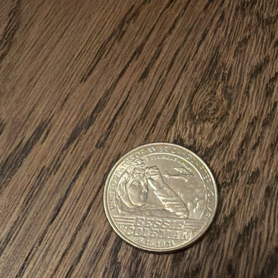 RARE 2023 D Bessie Coleman quarter error “In Cod We Trust" - Image 2 of 2