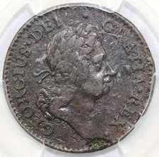 1722 1c Rosa Americana Martin 2.36-D.8 PCGS VF Detail Env. Damage EX; Martin