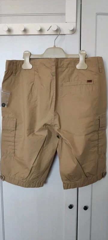 femme randonnée short cargo Van's beige moutarde 38 40 M NEUF - Photo 2/4