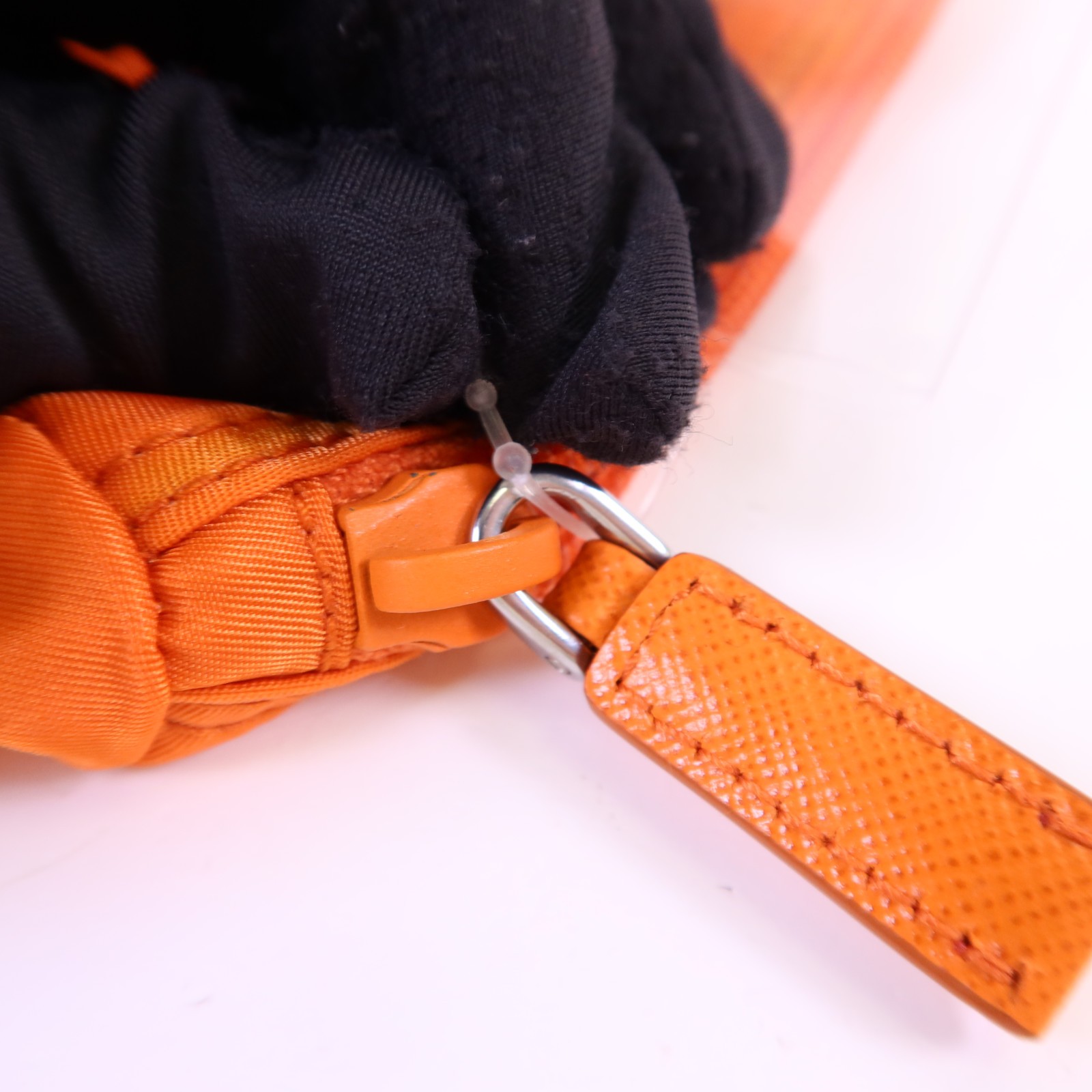 PRADA SHW Pouch Nylon Orange thumbnail 8