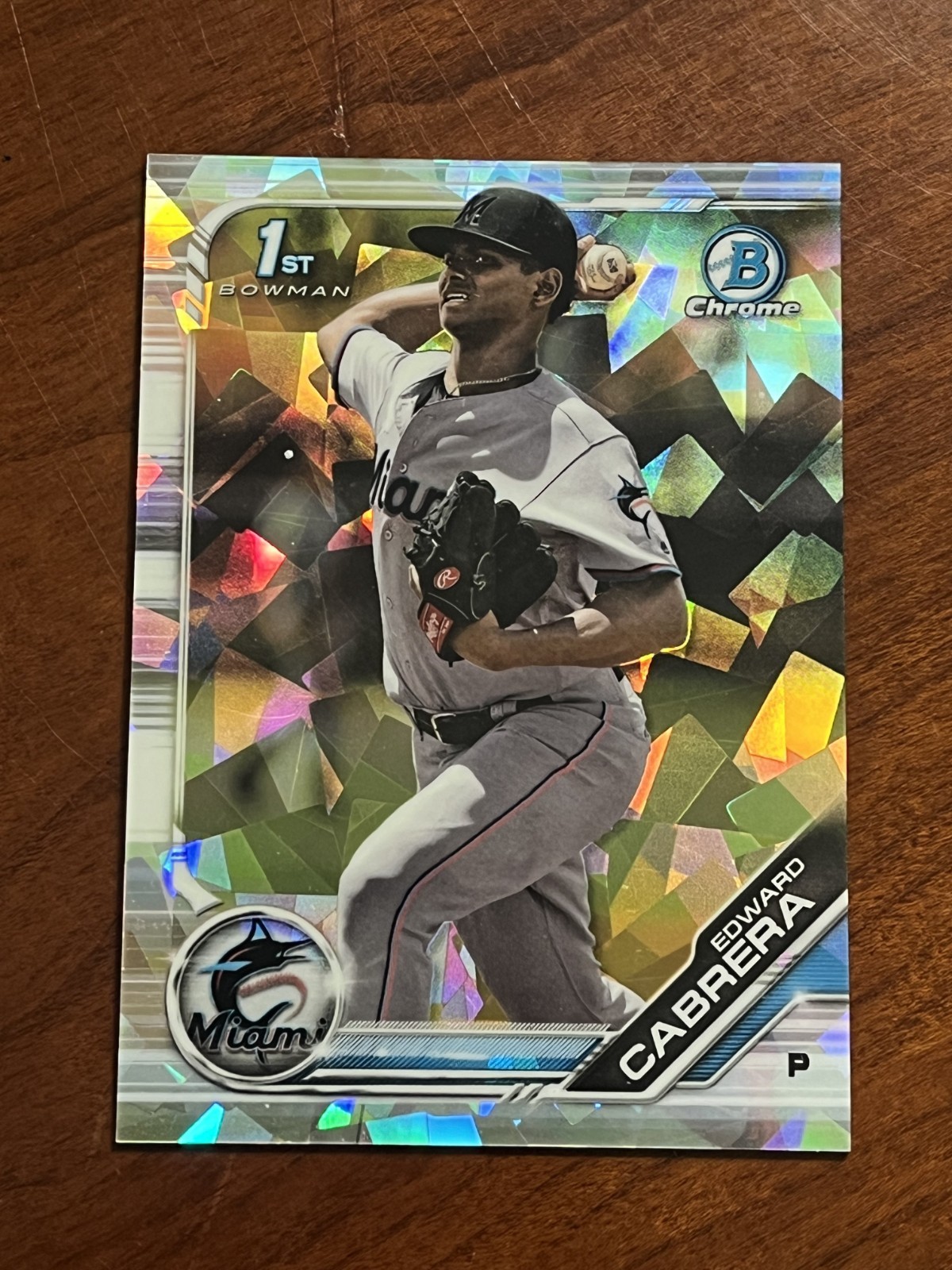 2019 Bowman Chrome Prospects-Edward Cabrera Atomic Refractor BCP-114