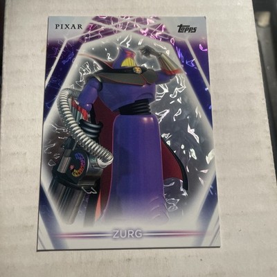 2026 Topps Disney Neon Zurg #34 Snow Cap Parallel Foil Toy Story Trading Card