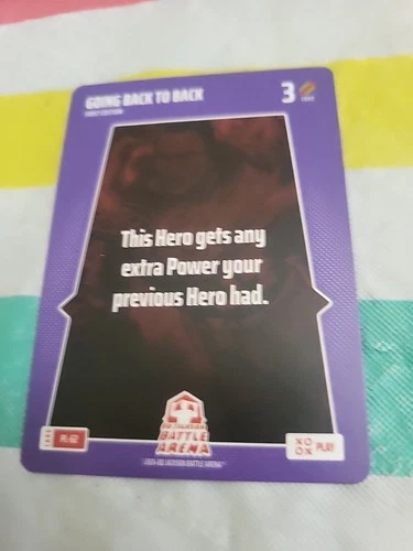 Going Back To Back Play Card 2024 Bo Jackson Battle Arena #PL-62