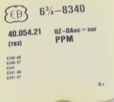 Vollständiger Pendel Uhr EB 6 3/4 8340 Und Ableitungen