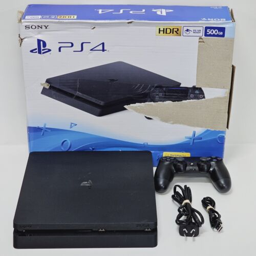 Sony PlayStation 4 Slim PS4 500GB Console Complete In Box - CUH-2002A Tested  - Picture 1 of 21