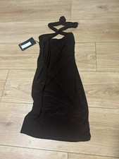 Pretty Little Thing Brown Dress
