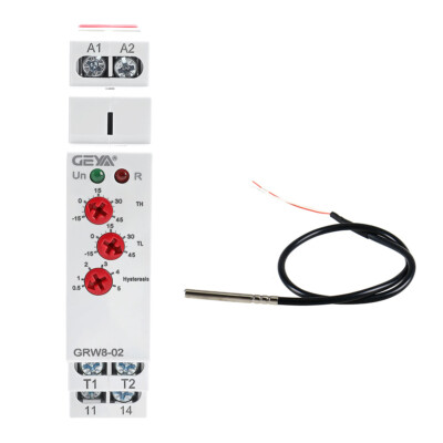 GEYA Temperature Control Relay 16A Thermostat Control relay & Waterproof Sensor