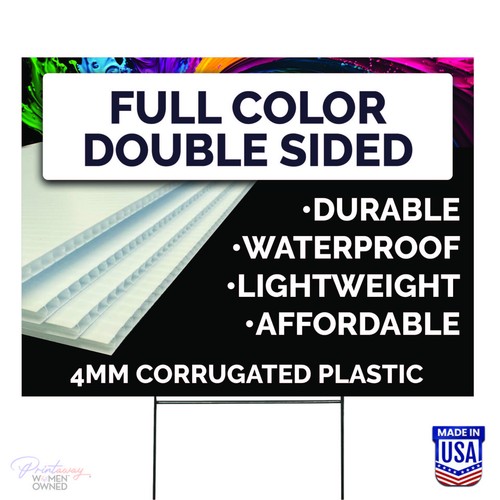 16x6" GARAGE SALE SET Writeable Reusable Arrow Sign w/Stakes -SET OF 4 - USA - Picture 17 of 21