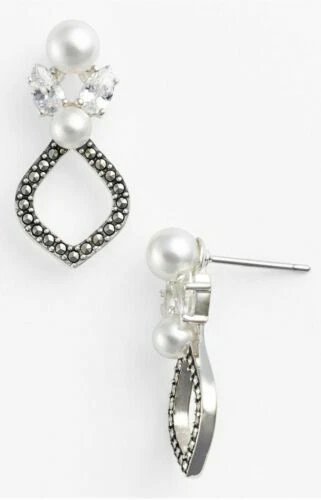 Judith Jack Pearl Fashion Earrings
