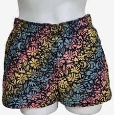 Pink by Victorias Secret Womens Multicolor Floral Elastic Waist Sleep Shorts XS