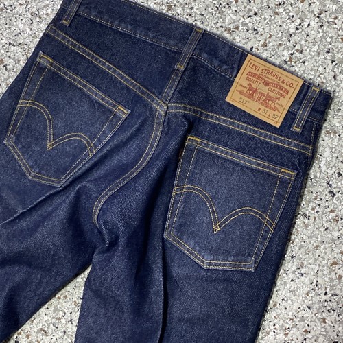 VTG Levi's 517 Jeans Mens 31x34 Blue Denim Boot Cut Dark Made In Mexico 2006 Y2K - Afbeelding 7 van 8