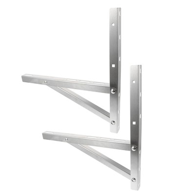 2PCS Diy Klapp Regal Wand Montiert Klapp Regal Heavy Duty Folding