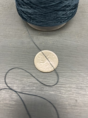 100G BOTTIGLIA SCURA COLORE VERDE 2/80NM 100% FILATO DI SETA MOLTO FINE ABISSO - Foto 4 di 4