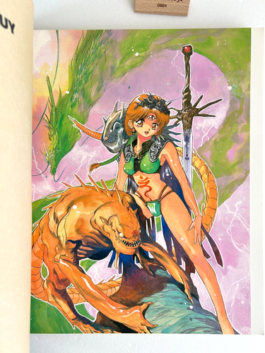 Yuzo Takada Art Illustration Book 3 x 3 Eyes Gundam Japan Anime 1993 Rare 1st Ed - Picture 8 of 21