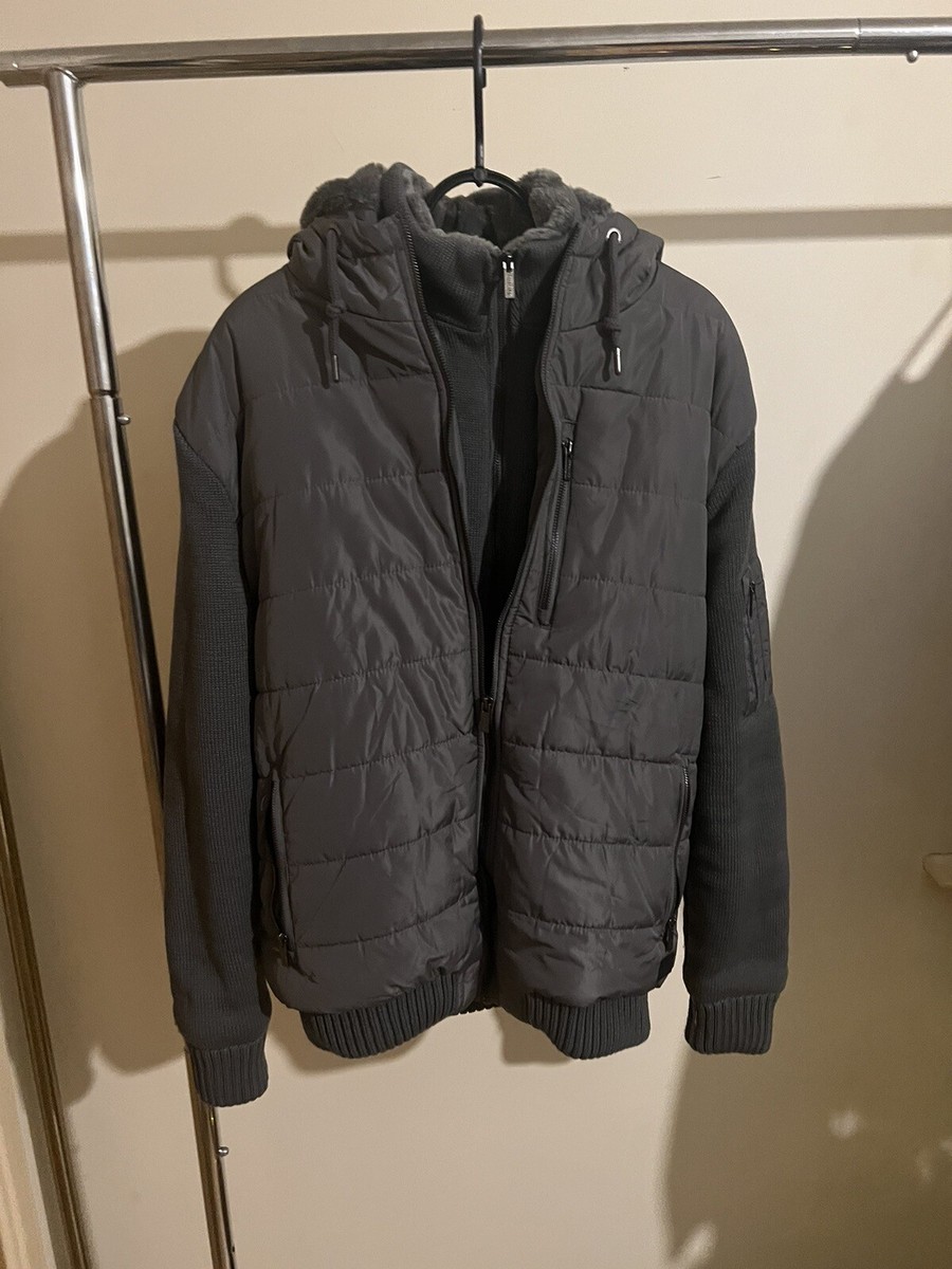 Knit Jacket Mens Firetrap Coat Langton Jacket Firetrap Manor