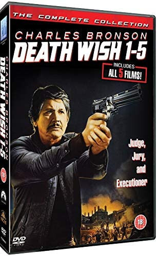 Death Wish 1-5  - DVD -  New & Sealed   Charles Bronson   Violent  Gangs