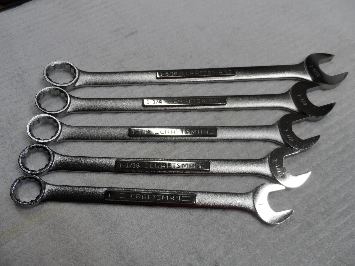 Craftsman large clearance wrench set