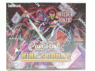 Yu-Gi-Oh! Kings Court Display Box Deutsch 1. Auflage 24 Booster Konami Neu OVP