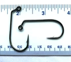 100 GT 32824 2X Strength Black Nickel 60 Degree Round Bend Jig Hooks sz 3/0