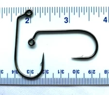 1000 GT 32824 2X Strength Black Nickel 60 Degree Round Bend Jig Hooks -3/0 bulk