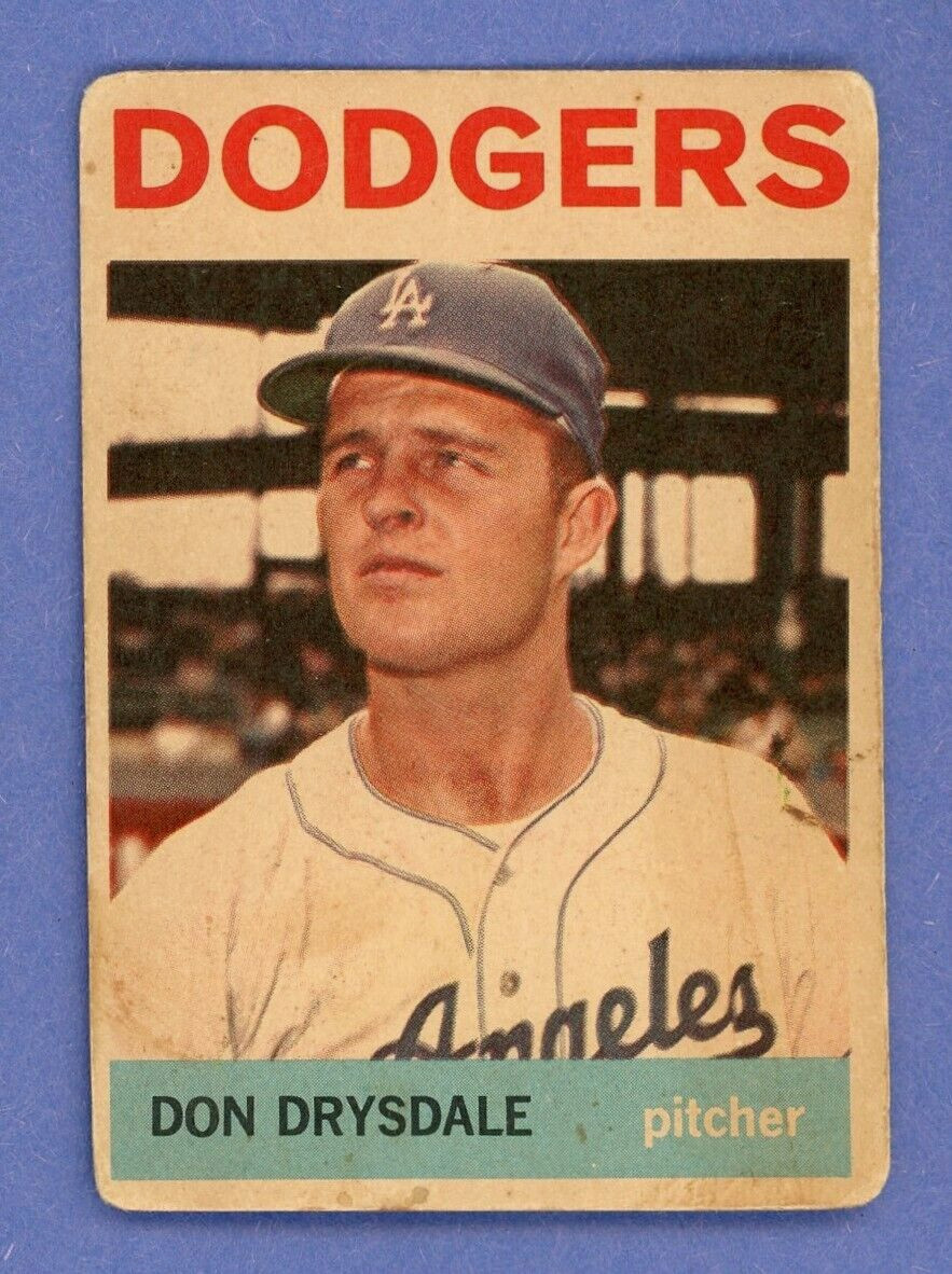 1964 Topps Venezuelan #120 Don Drysdale Los Angeles Dodgers Venezuela BLACK BACK