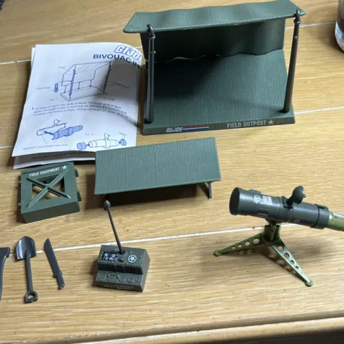 Bivouac Battle Station  GI Joe 1984 Hasbro Action Figure  Playset NO CANTEEN