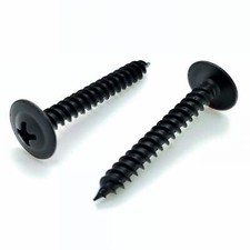  8 x 1-1/4" Black Phillips Modified Truss Head Wood Screws, 100 Qty BCP1080 