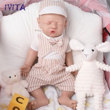 17'' Full Newborn Silicone Reborn Baby Boy Dolls Lifelike Silikon Doll Gift