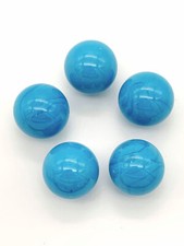 Pack of 5 - 25mm "Opal Light Blue" Glass Marble Shooters 1 inch 