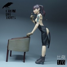 CROW DH TOYS 1/6 Female Soldier Female Apron frock skirt model for 12'' Figure