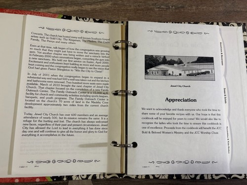 WV Jewel City Church SHINNSTON West Virginia Family Recipes COOKBOOK from 2011 - Picture 4 of 9
